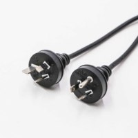 אוסטרליה כבל חשמל 10A הארקה עגול פין תקע כNZS 3112 AC 2 מוט 3 חוט כבל חשמל עם SAA מוסמך