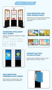43-inch màn hình cảm ứng tầng thường vụ kỹ thuật số biển hiển thị cho cửa hàng bán lẻ Quảng Cáo & tàu điện ngầm wayfinding thang máy đồ họa - Product Image 6
