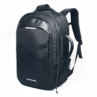 Sac à dos de voyage avec sangles de compression, poignée réglable, ceinture de taille, sac à linge, fermetures éclair étanches