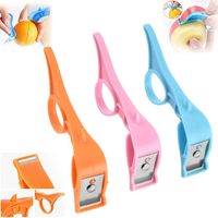 3-in-1 multifunctionele, milieuvriendelijke, food-grade roestvrijstalen fruitring-snijmes, draagbare ring-schiller voor gebruik in de keuken