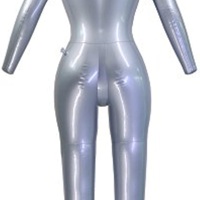 Mannequin gonflable en PVC pour homme/femme, corps entier avec bras, modèle de torse de présentation de mode, coussin intégré, gonflage rapide, pour centre commercial