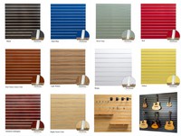Panneau mural en MDF laminé noir pour la décoration de magasin de guitares, panneau en MDF, panneaux de fibres