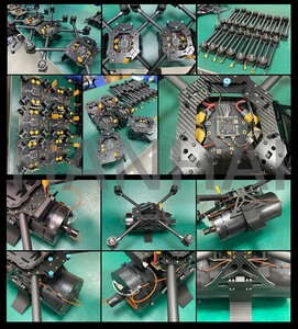 Haoye RC 14 pouces FPV Drone Chine Usine Vente directe FPV avec Kits de rack en fibre de carbone FPV Racing Drone Avion aérien Charge 7KG - Product Image 6