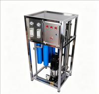 Sistem Filtrasi Air Minum RO 250L/H dengan Pompa, Motor PLC, Bejana Tekan, Komponen Inti, Instalasi Pengolahan Air