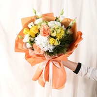 Papel de Envolver Flores Coreano Grueso de Doble Cara, Suministros para Floristería, Papel de Envolver Floral Impermeable, Precio de Fábrica, en Existencia
