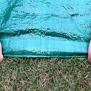 उच्च गुणवत्ता निविड़ अंधकार प्लास्टिक प्रबलित ग्रीन पीई तिरपाल आउटडोर उद्यान शामियाना कार ट्रक कवर तम्बू प्लास्टिक शीट के लिए बिक्री - Product Image 5