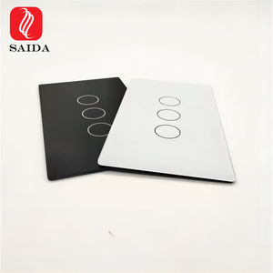 Nouveaux produits verre trempé 2mm pour lumière électrique interrupteur tactile intelligent/verre <span class=keywords><strong>de</strong></span> panneau <span class=keywords><strong>de</strong></span> prise avec sérigraphie - Product Image 2