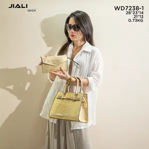 Bán Buôn Sang Trọng Cá Sấu Da Womens Tote Túi 2023 Mới Thời Trang Xu Hướng Thiết Kế Phụ Nữ Túi Xách Tay 2Pcs Thiết Lập Túi Chính Femme