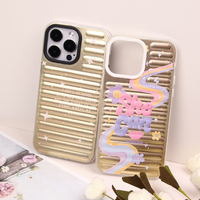 Étui de téléphone pour Redmi 12 carcasas para motif d'ondulation celulaire IMD TPU cadre de lentille détachable couverture de téléphone protecteur mobile dur