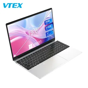 Personalizzazione portatile 15.6 pollici di vendita calda Notebook studenti Notebook luce Netbook Laptop Ssd Laptop