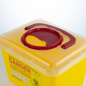 Hot bán 5L dùng một lần vuông sắc nét PP hộp với ROTARY Top Cap cho edged loại bỏ chất thải - Product Image 5