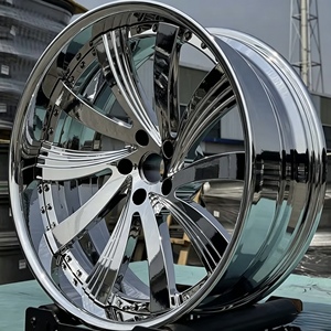Rines de Alto Rendimiento Ligeros de Diseño Cóncavo Pulido Forjado de 2 Piezas Personalizados para E36, Compatibles con Modelos de 17-20 Pulgadas, Universales - Product Image 1