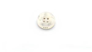 FIGS Round Shell <b>Button</b> 4-Holes Embossed Logo Classic Style - Product Image 2