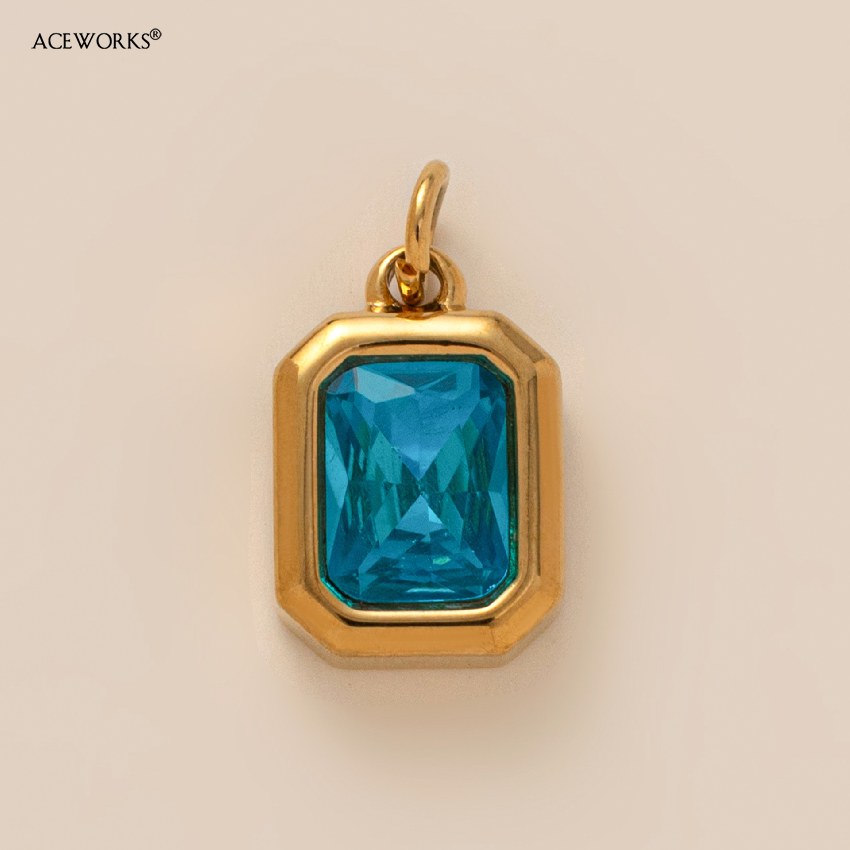 Bleu coupe carrée