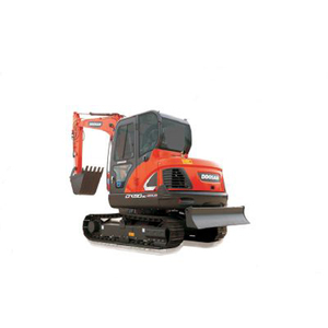 รถขุดตีนตะขาบ Doosan DX60-9C สีส้ม น้ำหนักใช้งาน 6 ตัน ความจุบุ้งกี๋ 0.23 ลูกบาศก์เมตร เครื่องยนต์ มอเตอร์ เกียร์ แบริ่ง 39 กิโลวัตต์ - Product Image 6