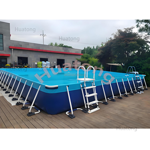 Chuyên Nghiệp Cấp 0.99Mm PVC Khung Bơm Hơi Hồ Bơi Khung Bơm Hơi Hồ Bơi Lớn Khung Vui Chơi Giải Trí Công Viên Nước Hồ Bơi - Product Image 3