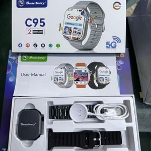 Montre connectée Android C95 en gros avec carte SIM, écran 2,2 pouces, compatible <span class=keywords><strong>TikTok</strong></span>, étanche IP67, appels vidéo HD, 64 Go, montre connectée sport pour homme - Product Image 6