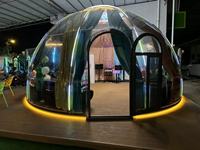 Pliable pc cabines super bulle dôme tente gonflable dôme géodésique véranda glamping igloo tente capsule hôtel étoile chambre à vendre