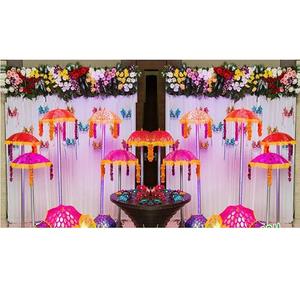 Interesantes Formas de Usar Sombrillas para Decoración de Bodas por DST Exports, Sombrilla de Playa India, Parasol, Hecho a Mano, EE. UU. - Product Image 1