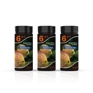 Strisce reattive per <span class=keywords><strong>pesci</strong></span> tropicali dell'<span class=keywords><strong>acquario</strong></span> 6 in 1 per l'allevamento di <span class=keywords><strong>pesci</strong></span> d'acqua dolce kit per test di acqua pesante in metallo - Product Image 4