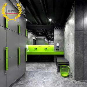 Không thấm nước nhỏ gọn nhiều lớp phòng tập thể dục tủ khóa và băng ghế phòng thay đồ cho trung tâm mua sắm và biệt thự ứng dụng - Product Image 2