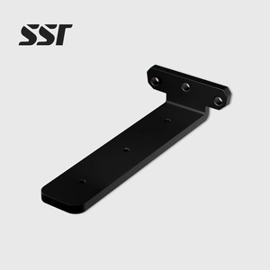 SSR B-1000 Standard Heavy Duty Single-Side <b>Floating</b> Wall <b>Brackets</b> Hidden <b>Shelves</b> Hardware Cast Iron 2mm Thick Rustic Industrial - Product Image 1