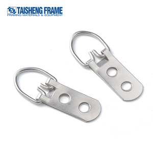 TS-K007 Hai Lỗ Khung Hình Treo Móc Niken Mạ Khung Hình Keyholes Móc Áo Ảnh Gương Khung D-Ring Móc Áo - Product Image 6