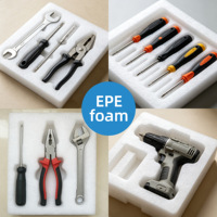 Doublure d'emballage en mousse EPE personnalisée, insert antichoc en mousse EPE pour articles fragiles, transport sécurisé, emballage