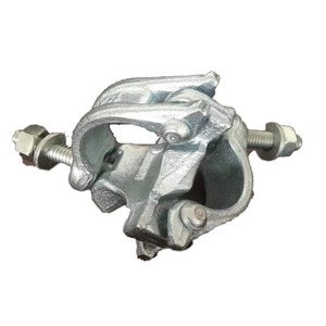 Accessoires de pontage en acier galvanisé : Raccord double pivotant forgé, Raccord à pince fixe, Fixation de tuyaux - Product Image 2