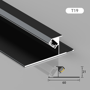 Profilo per Battiscopa in Lega di <span class=keywords><strong>Alluminio</strong></span> Serie 6000 T5 LED per Progetti di Lusso per Interni nel Mercato Mediorientale - Product Image 1