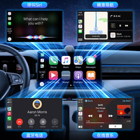 Adaptador Inalámbrico CarPlay AI Box 3 en 1 Fuallwin OEM ODM, 2+16G Android 13 para Apple iPhone, Compatible con Tarjeta TF, Garantía de 2 Años
