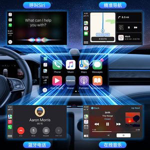 Fuallwin OEM ODM 3 in 1อะแดปเตอร์กล่อง CarPlay Ai ไร้สาย2 + 16G Android 13สำหรับ <span class=keywords><strong>Apple</strong></span> <span class=keywords><strong>iPhone</strong></span> รองรับ TF Card รับประกัน2ปี - Product Image 5