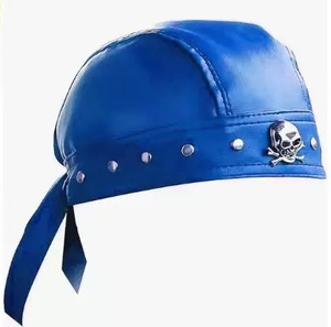 Sombrero <span class=keywords><strong>Pirata</strong></span> Peeqi Skeleton Rivet con Correa <span class=keywords><strong>de</strong></span> Cuero y Bola Lebi - Product Image 6