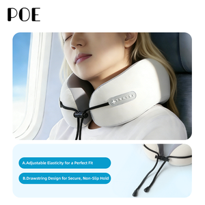 Oreiller de <span class=keywords><strong>voyage</strong></span> personnalisé en mousse à mémoire de forme en U pour le cou, soutien cervical, <span class=keywords><strong>avion</strong></span>, voiture, avec logo personnalisé - Product Image 2