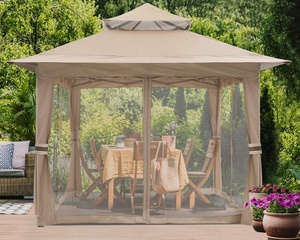 Tienda Gazebo para exteriores, refugio con mosquitera, 13x13 - Product Image 4