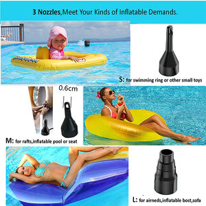 Pompe à Air électrique Rechargeable USB, <span class=keywords><strong>gonfleur</strong></span> à remplissage rapide et déflecteur <span class=keywords><strong>pour</strong></span> matelas d'air, lit pneumatique, paddle <span class=keywords><strong>pour</strong></span> <span class=keywords><strong>piscine</strong></span> et anneau de natation - Product Image 6