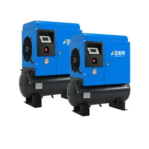 Supplier Compressor Integrated 13 Bar Fixed Speed 5.5kw 7hp Rotary Pm Vsd Screw Air Compressor With Tank Compressor Price