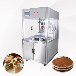 Machine de découpe à ultrasons industrielle rotative automatique congelée Napoléon crème glacée pain et fromage gâteau base trancheuse coupe prix - Product Image 1