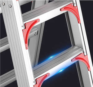 <span class=keywords><strong>2025</strong></span> nhôm gấp đa chức năng thang lớn và nhỏ bản lề gấp nhôm cầu thang leo thang thang thang thiên văn - Product Image 5