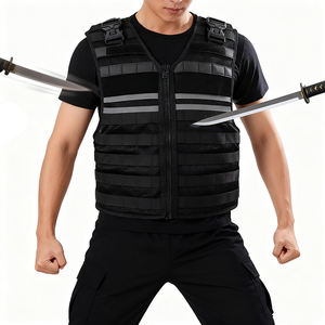 Gilet tattico antiforatura antiforatura in aramide materiali compositi riflettenti morbidi sensazione - Product Image 1