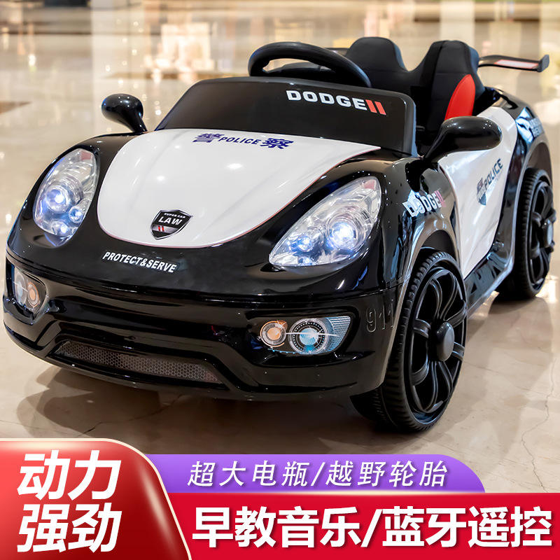 Columpio con control remoto, doble tracción, batería 6V7, color negro.