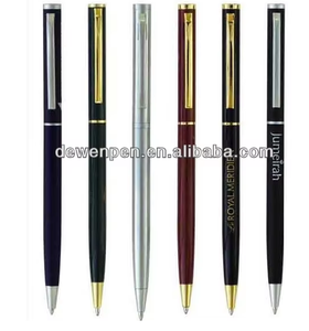 Proveedor Chino <span class=keywords><strong>de</strong></span> Artículos <span class=keywords><strong>de</strong></span> Papelería Escolares, Bolígrafo Metálico Delgado <span class=keywords><strong>de</strong></span> Estilo Regular, Bolígrafo <span class=keywords><strong>de</strong></span> Metal con Giro y Lápiz, Logotipo Personalizado, Bolígrafo Cruzado - Product Image 3