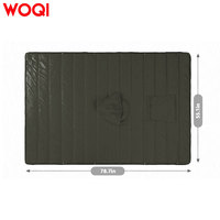 Couverture de camping chaude WOQI à capuche avec isolation 3M Thinsulate, poncho portable, ultraléger et compact