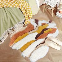 100% fait à la main touffetage paysage tissu aiguille perforé acrylique poinçon aiguille caboteur bricolage Kit tapis luxe tufté tapis pour décor