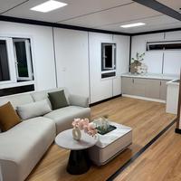 Casas Contenedor Prefabricadas Modernas de 1 y 2 Dormitorios, Mini Casa con Cocina, Cabaña Modular de Lujo para Uso Comercial y Residencial