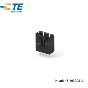 Connettori TE 5-103908-3, Connettori rettangolari per interconnessioni, Serie AMPMODU <span class=keywords><strong>MTE</strong></span> con pin maschio - Product Image 1