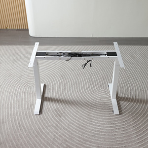Bureau debout électrique réglable en hauteur à moteur unique, bureau d'ordinateur moderne pour le bureau avec panneau de commande numérique - Product Image 3