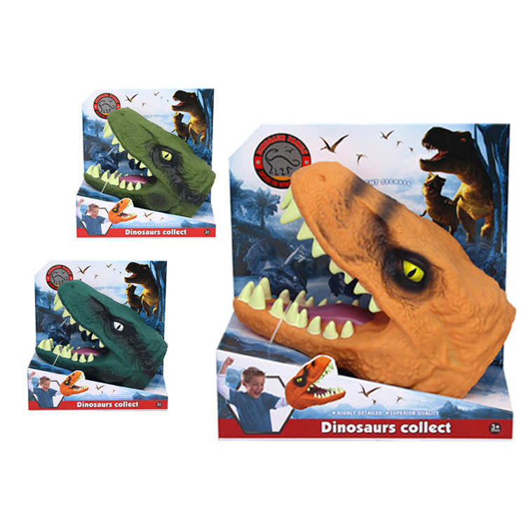Детский динозавр, игрушка-марионетка, динозавр, 3 сбора