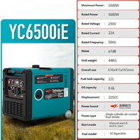 50HZ 2,5KW 3,8KW 5KW Inverter Benzin-Generatoren Tragbarer Kleiner Leiser Benzin-Generator für Zuhause Wohnwagen Outdoor-Nutzung