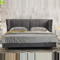 Lit standard doux de taille Queen, style coréen, nouveau produit populaire, lit de haut niveau
